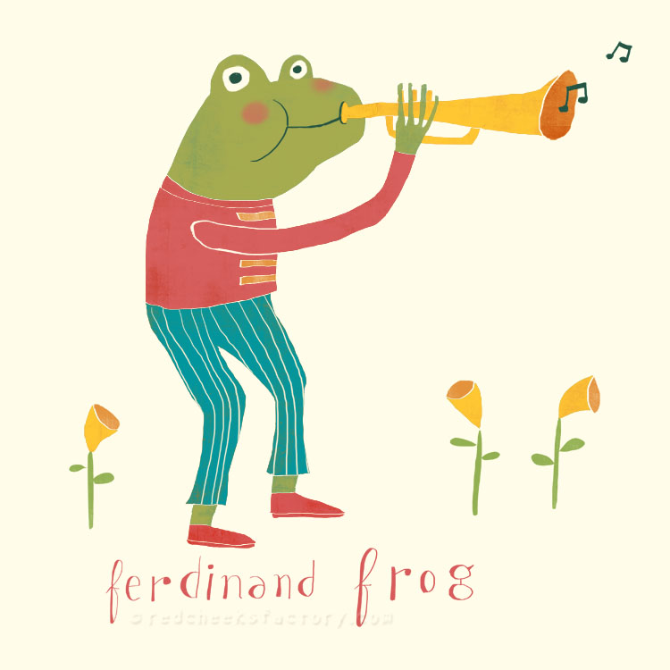 Ferdinand Frog illustration Nelleke Verhoeff