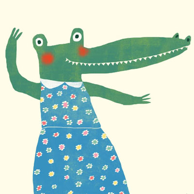 Annie Alligator animal character for Childrens picture book