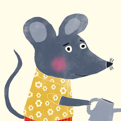 Max Mouse animal character for Childrens picture book