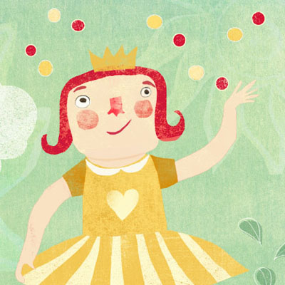 Princess illustration for children