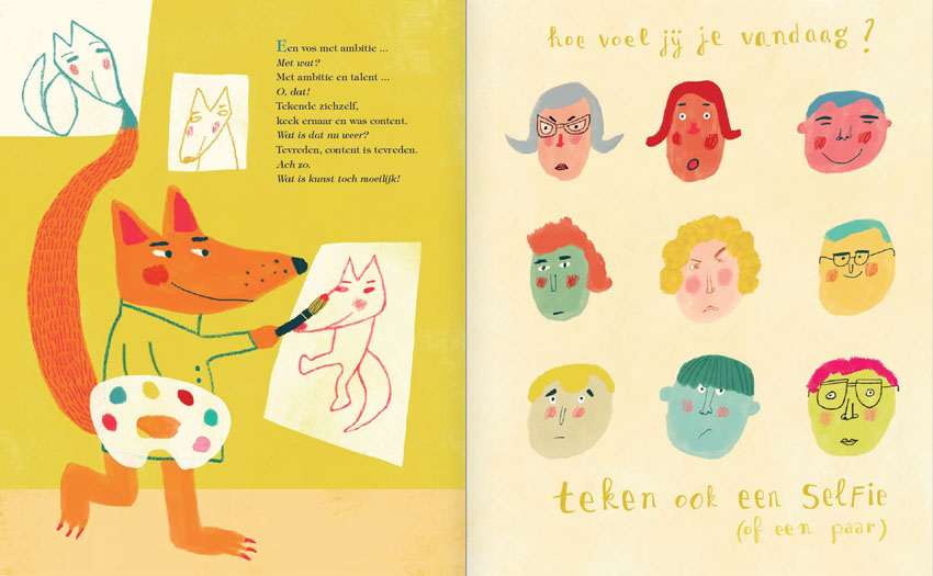 Vos Met Ambitie - -Uit het poëzie boek 'Er is iets aan de kip met je hand" Door Geert De Kockere en Nelleke Verhoefff