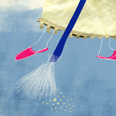 illustration by Nelleke Verhoeff for Cinderella fairytale 