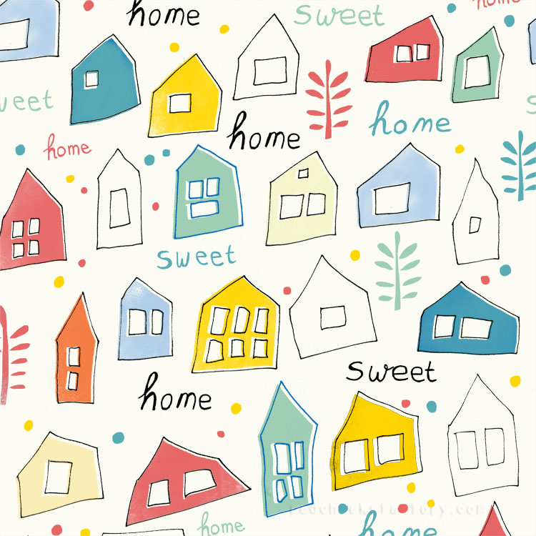 Home Sweet Home pattern by Nelleke Verhoeff