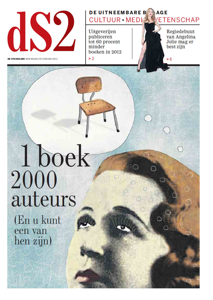 THE REAL FACEBOOK on the frontpage of Newspaper De Standaard